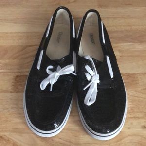 Dexter sequins slip on boat shoes